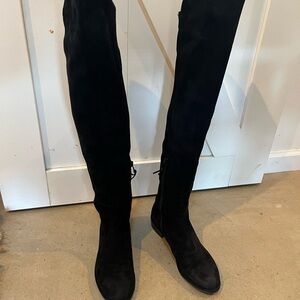 Stuart Weitzman Real Leather. Black Over-the-Knee women’s Boots. Size 6 1/2
